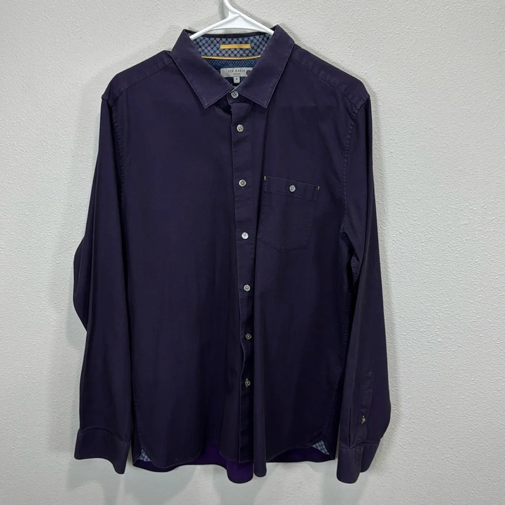 Ted Baker purple dress‎ shirt